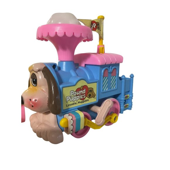 Pound Puppies Getaway Railroad Train Set Lovable & Huggable - Picture 4 of 4